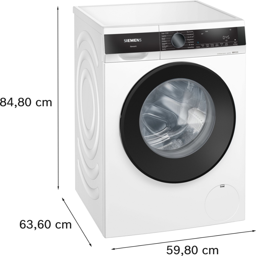 Siemens WG44G100EP Waschmaschine weiss 9kg 1400 U/min 