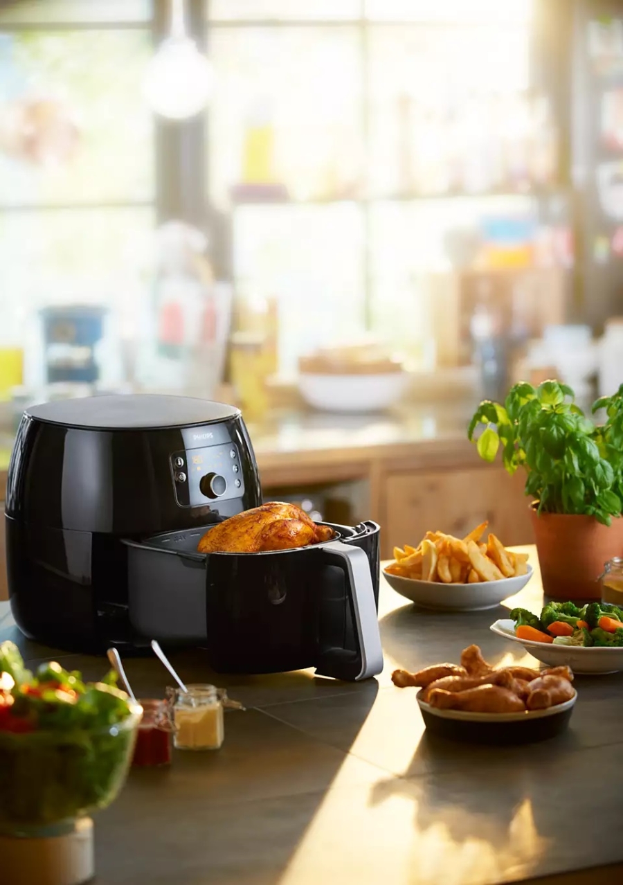 Philips HD9650/90 Premium Airfryer XXL - 6 Personen Heißluft-Fritteuse 