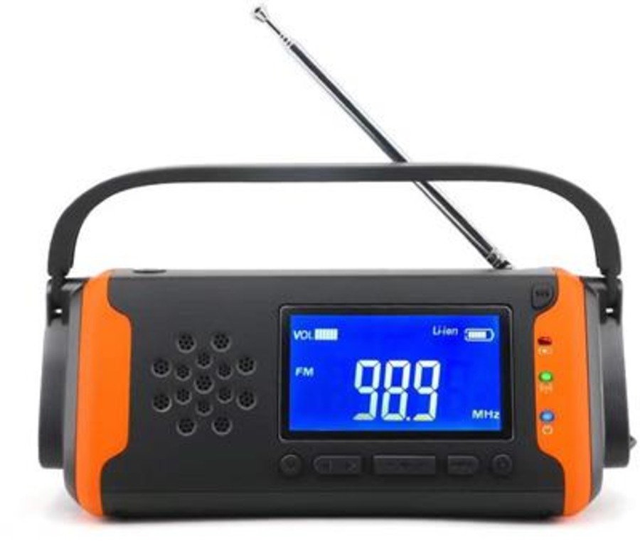 Nabo Emergency Two orange  Notfall Solar- Kurbelradio