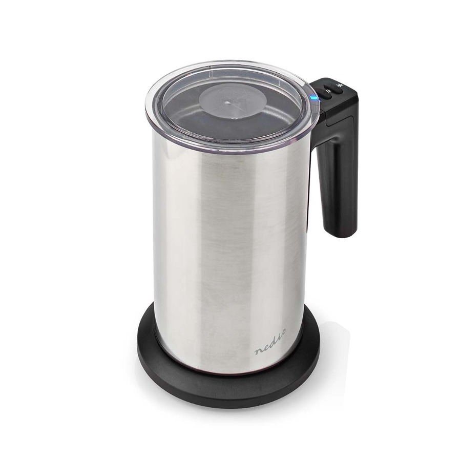 Nedis KAMF300ESS  Milchaufschäumer 0.15 l  | Verdecktes Heizelement | 500 W | 1-Geschwindigkeitsstufen