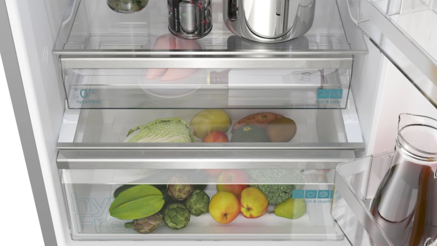 Siemens KG49NAICT Kühl-Gefrier-Kombination  HxB:203 x 70 cm Inox-antifingerprint
