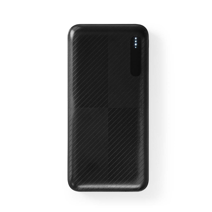Nedis UPBKPD10000BK  Powerbank 10000 mAh | 2x 3.0 A | Anzahl der Ausgänge: 2 