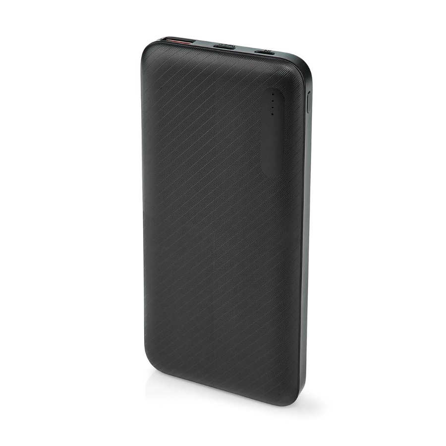 Nedis UPBKPD10000BK  Powerbank 10000 mAh | 2x 3.0 A | Anzahl der Ausgänge: 2 