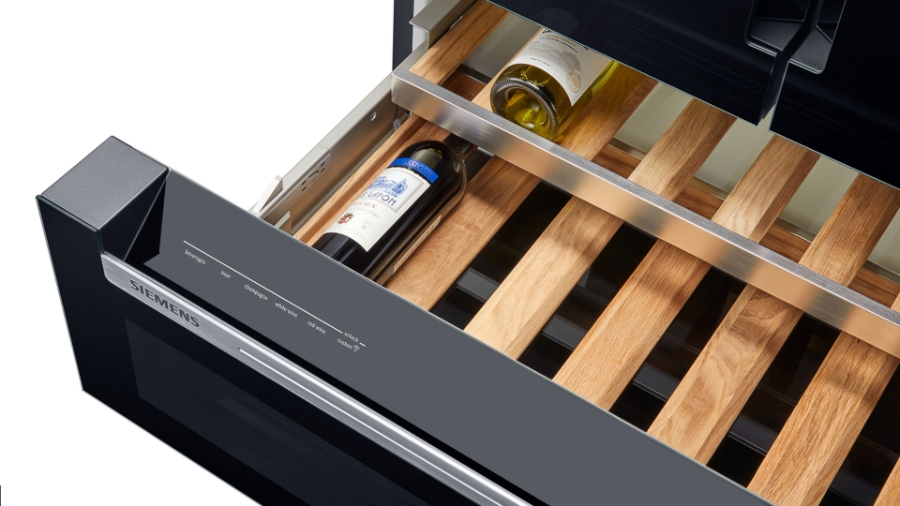 Siemens KF96RSBEA iQ700 Multidoor/Frenchdoor Schwarz Nofrost,Weinlagerzone