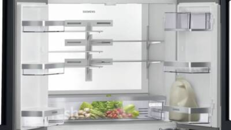 Siemens KF96RSBEA iQ700 Multidoor/Frenchdoor Schwarz Nofrost,Weinlagerzone