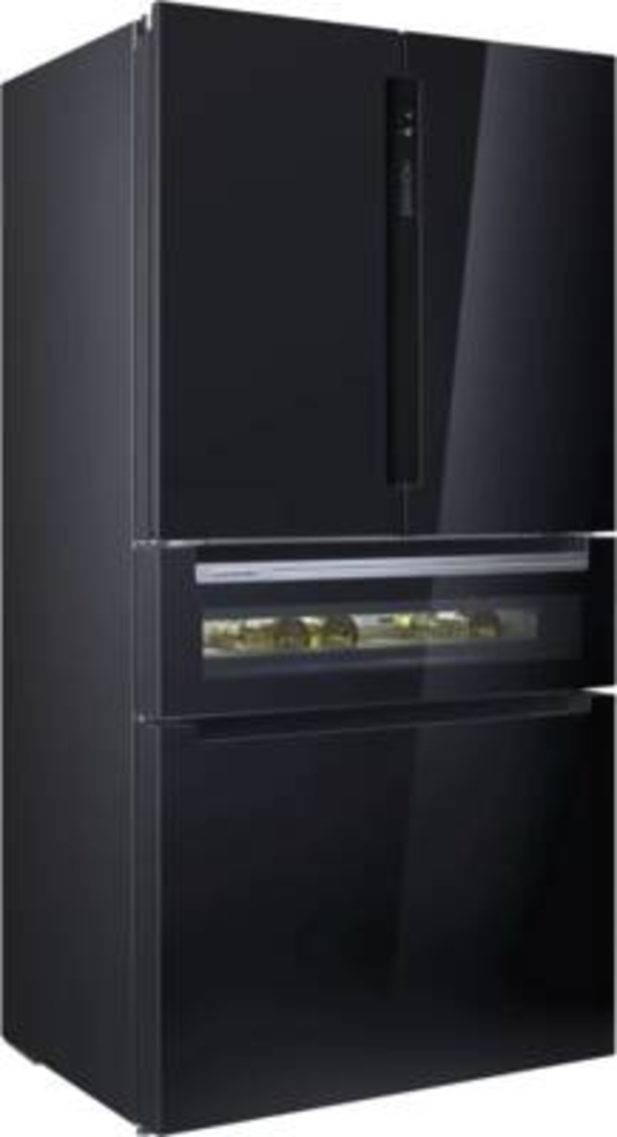 Siemens KF96RSBEA iQ700 Multidoor/Frenchdoor Schwarz Nofrost,Weinlagerzone