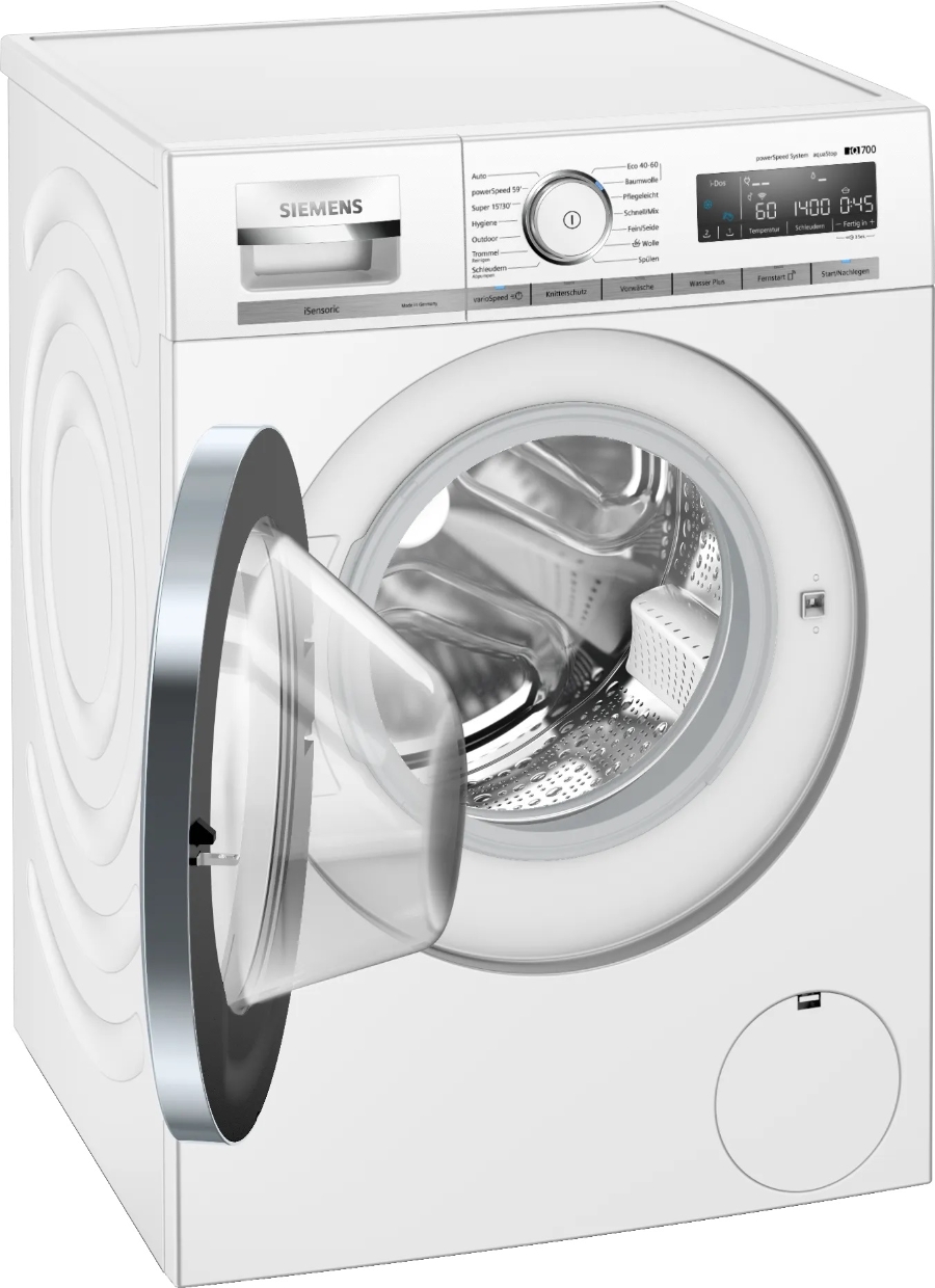 Siemens WM14VK93 iQ700, Waschmaschine, Frontlader, 9 kg, 1400 U/min. EEK:A