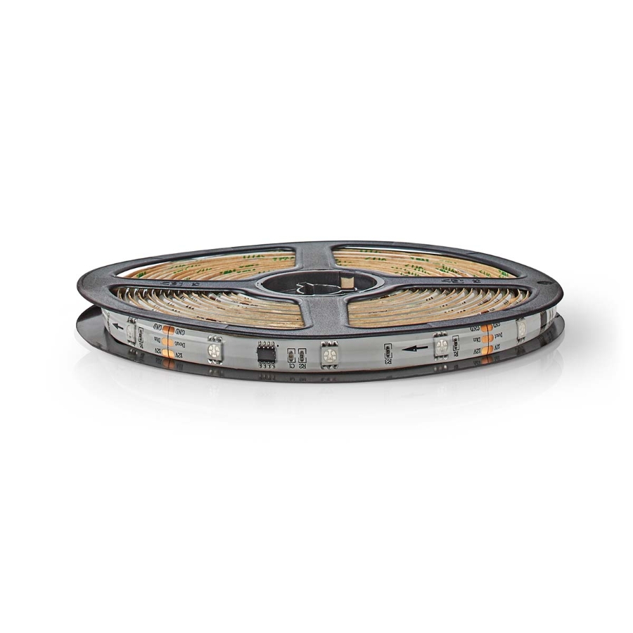 Nedis WIFILS51CRGB SmartLife LED-Streifen 5,00 m Wi-Fi | Mehrfarbig | SMD | 5.00 m | IP65 | 2700 K | 960 lm |
