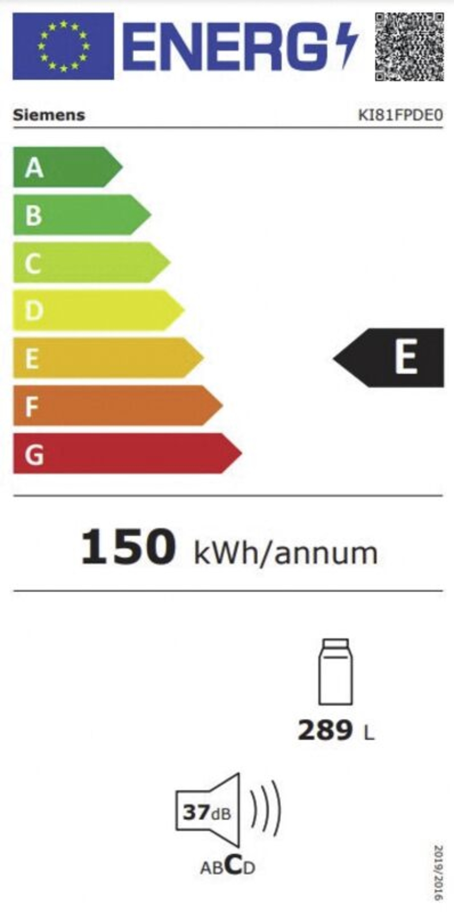 Siemens KI81FPDE0 IQ700 Einbau Kühlschrank hyperFresh Premium 0°C Zone