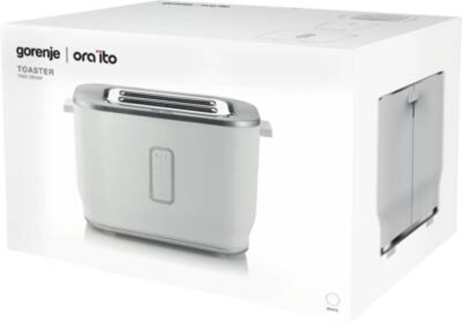 Gorenje T800ORAW Toaster 800W weiß 2 Toastscheiben