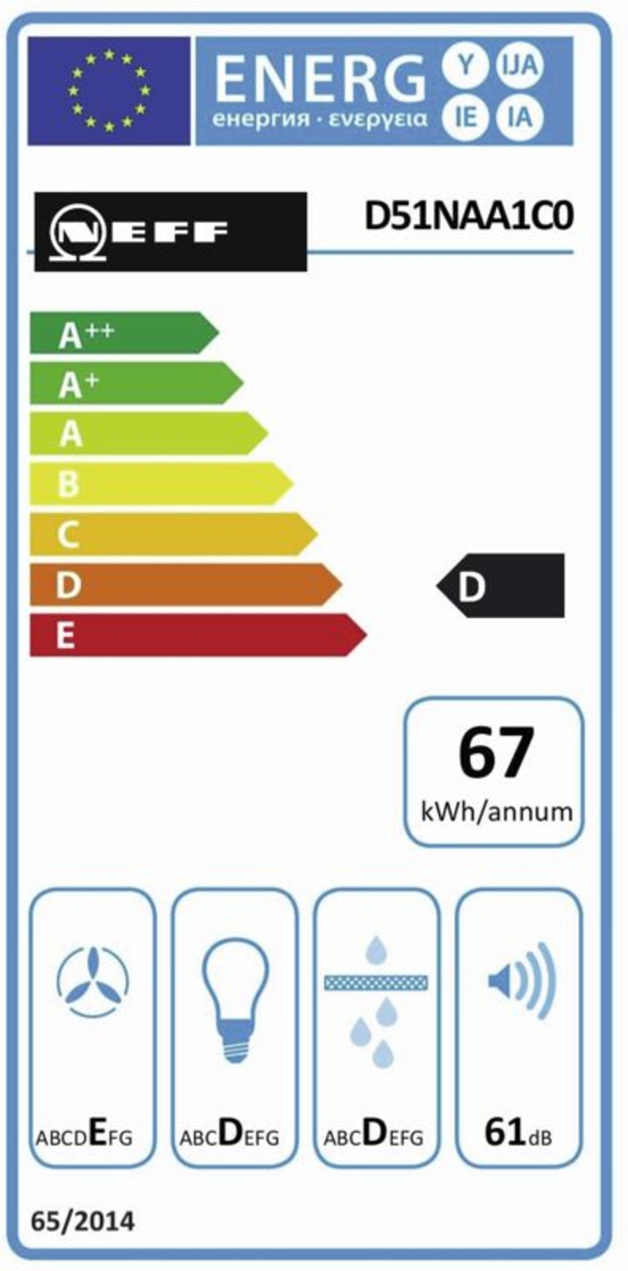 Neff DNAA511C (D51NAA1C0) Lüfterbausteine 