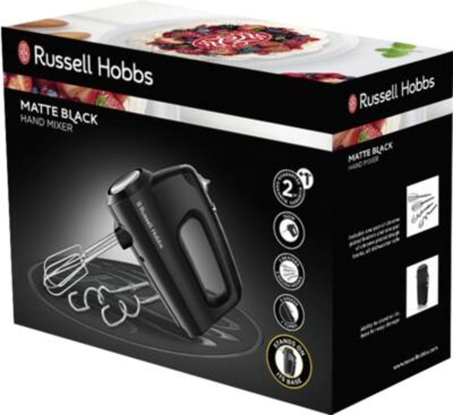 Russell Hobbs Matte Black Handmixer Schwarz 24672-56  