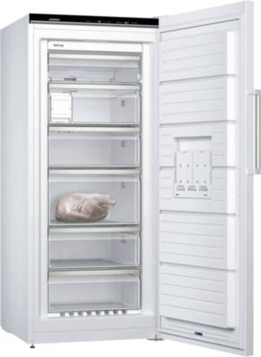 Siemens GS51NAWCV Gefrierschrank Stand Weiss NoFrost,HxBxT:1610x700x780mm 