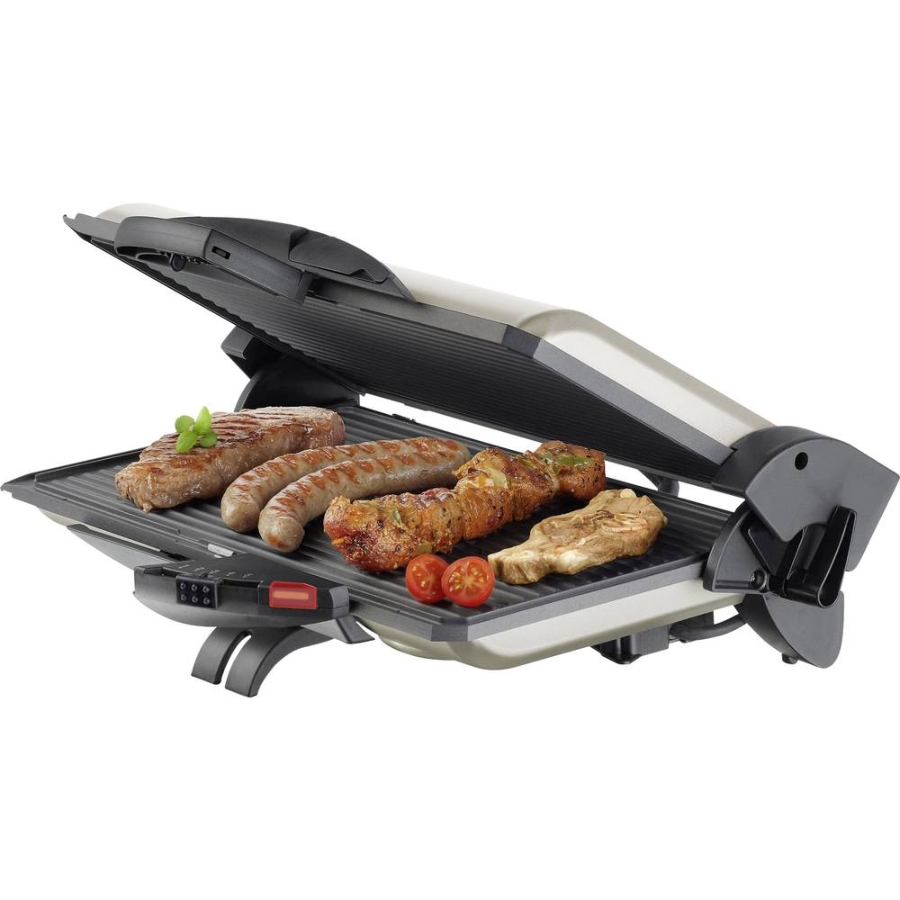 Steba Steba PG4.3 Silbermetallic Kontaktgrill 