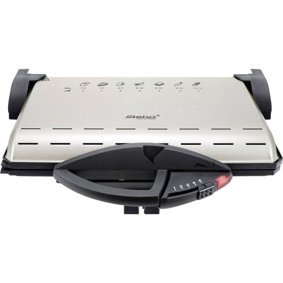 Steba Steba PG4.3 Silbermetallic Kontaktgrill 