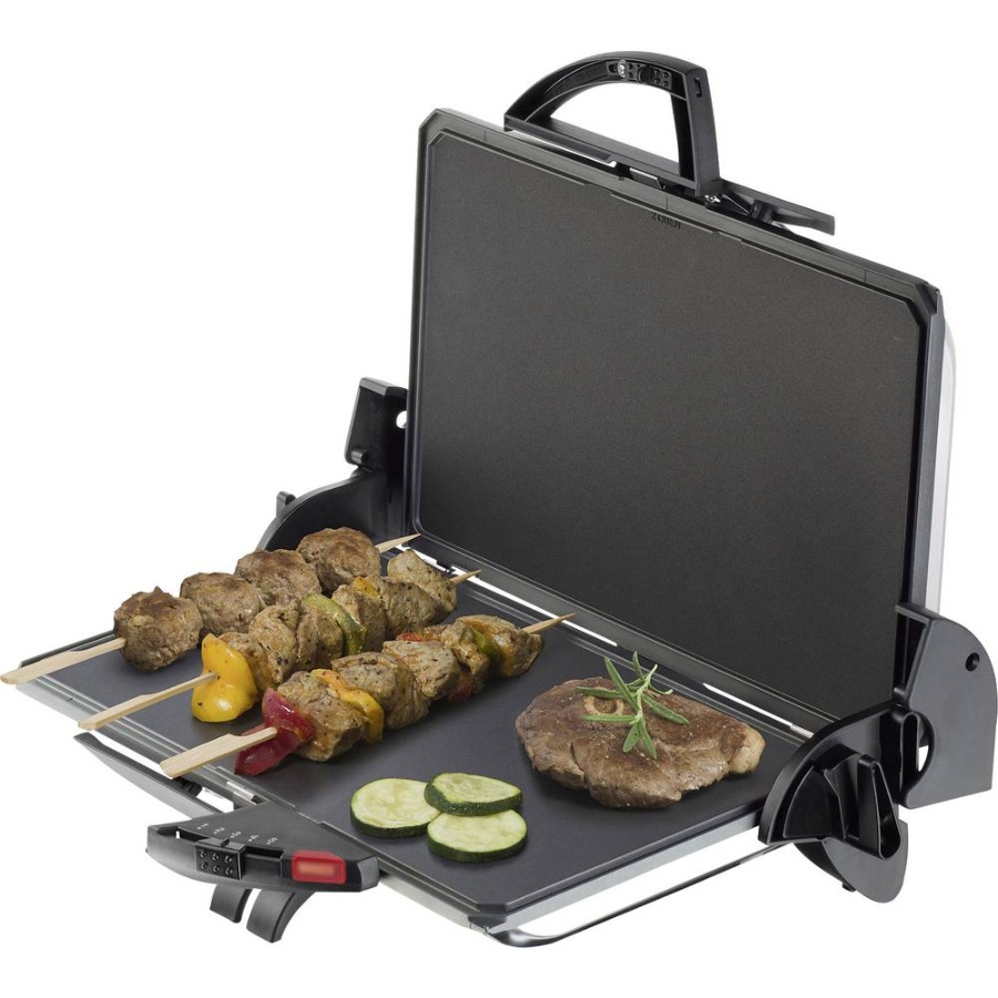 Steba Steba PG4.3 Silbermetallic Kontaktgrill 