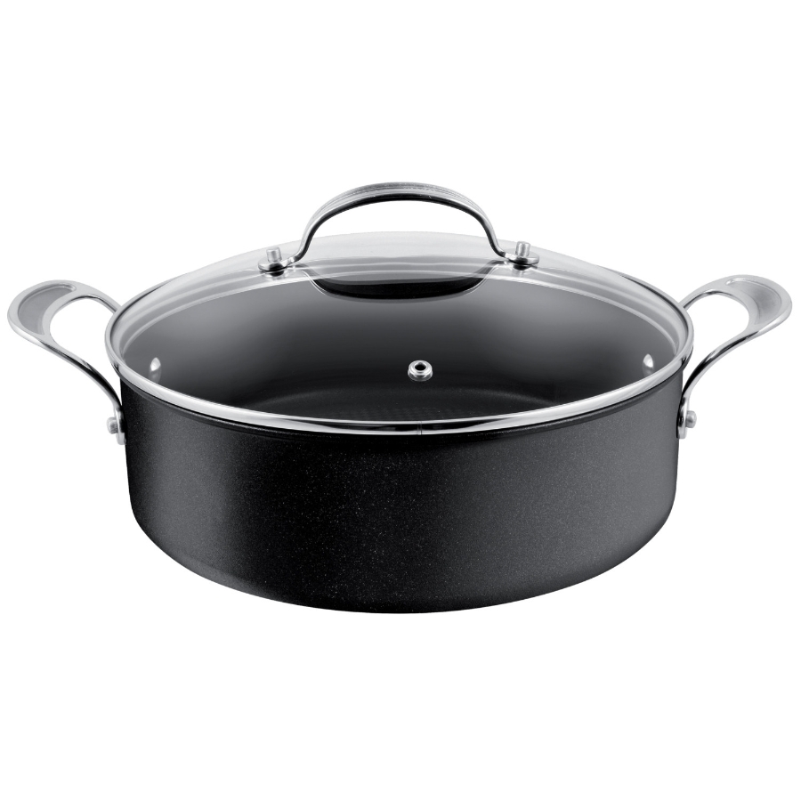 Tefal E49672 Jamie Oliver Premium Servierpfanne  28cm inkl. Glasdeckel