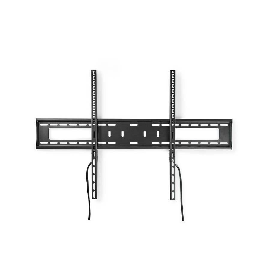Nedis TVWM2070BK Feste TV-Wandhalterung 60 - 100 " | maximal 75kg Minimaler Wandabstand: 30.5 mm | Metall / Stahl | Schwarz