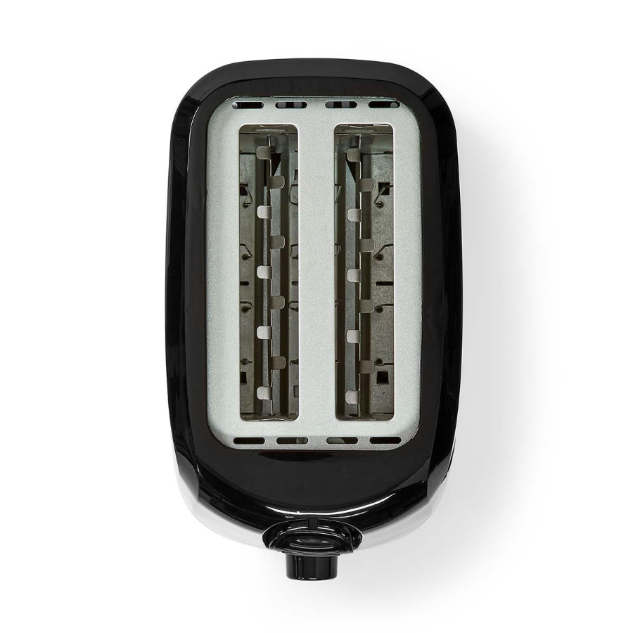 Nedis KABT150EBK Toaster 2 Steckplätze | Bräunungsstufen: 6 | Schwarz