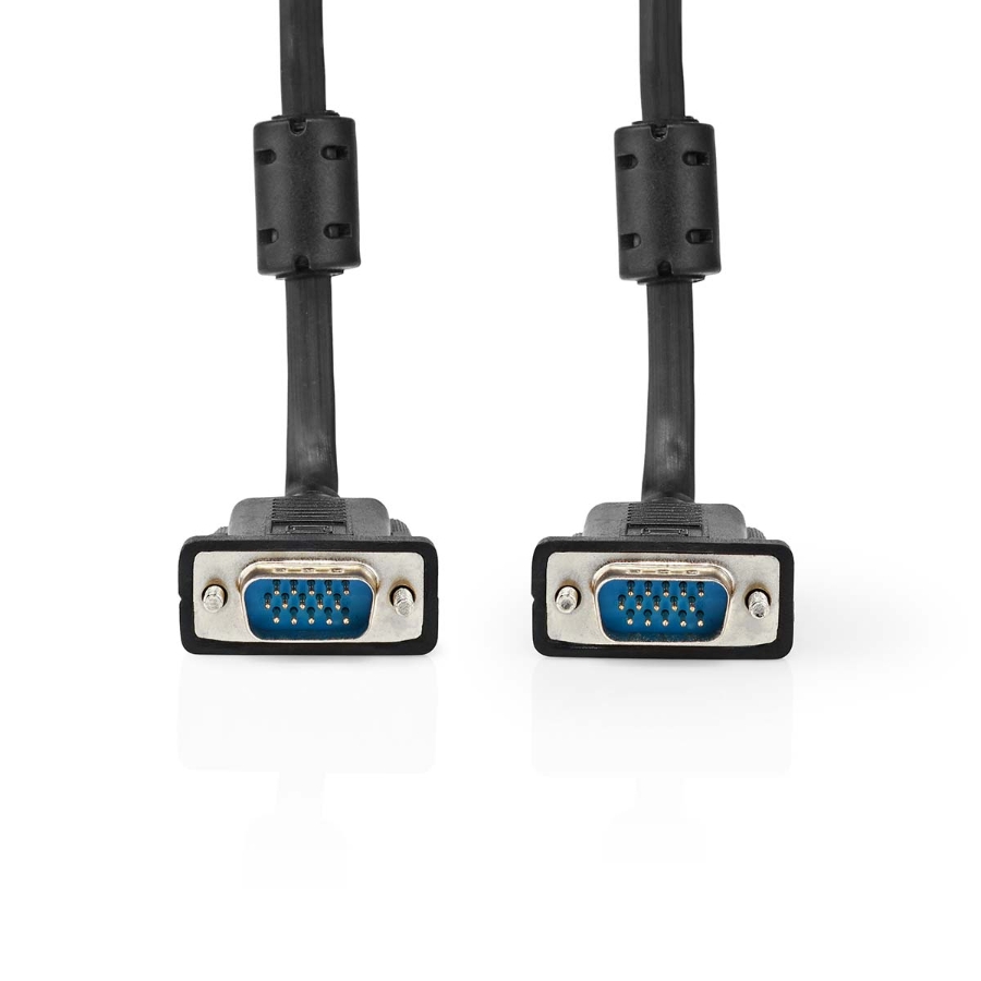 Nedis CCGB59000BK20 VGA-Kabel 2.00m VGA Stecker | VGA Stecker | Vernickelt 