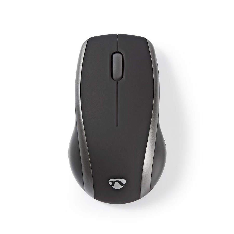 Nedis MSWS200BK Mouse  Drahtlos | 1200 dpi | Anzahl Knöpfe: 3 | Beidhändig