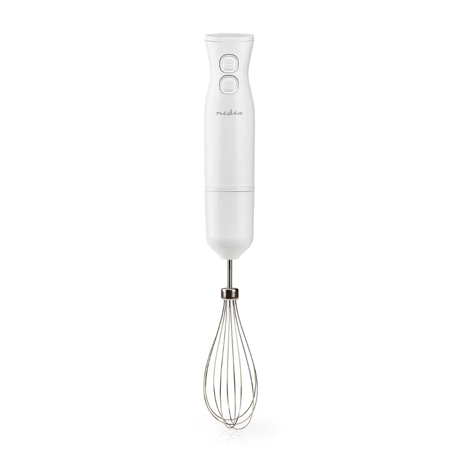 Nedis KAHB120CWT Stabmixer 400 W Weiss Geschindigkeitseinstellung: 2- Geschindigkeit