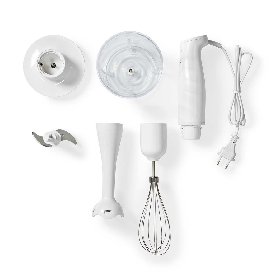 Nedis KAHB120CWT Stabmixer 400 W Weiss Geschindigkeitseinstellung: 2- Geschindigkeit