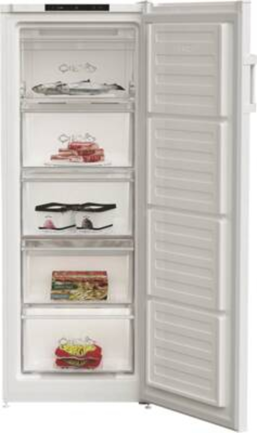 Elektrabregenz FSN 9851-2 Gefrierschrank stand NoFrost H x B x T in cm: 145,7 x 54x 57,5--