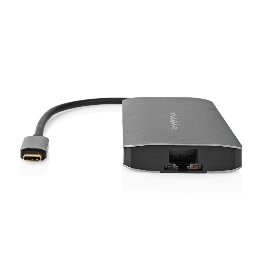 Nedis CCBW64240AT02 USB Multi-Port-Adapter USB 3.2 Gen 1 | USB-C™ Stecker | HDMI™ Ausgang / Micro SD 