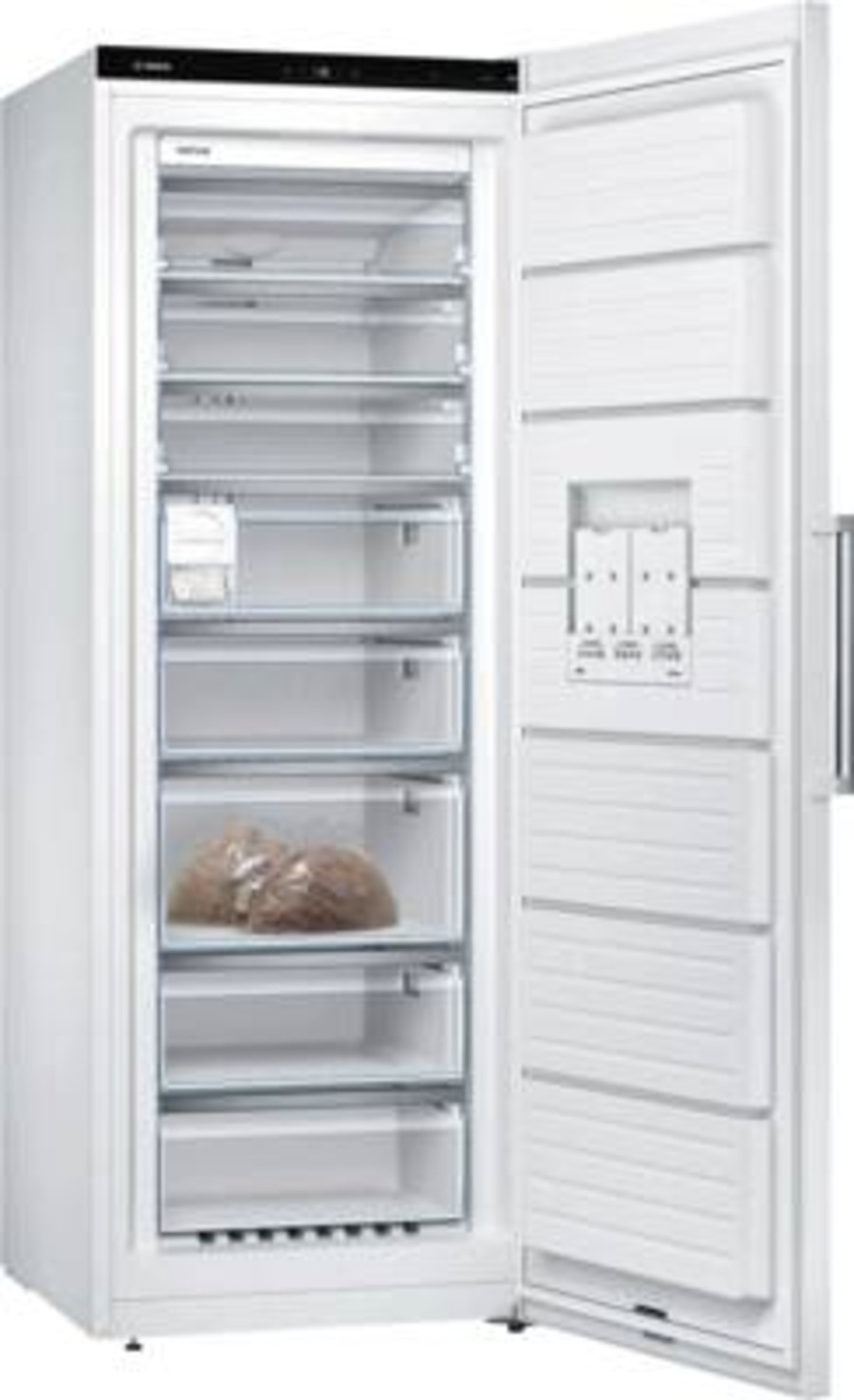Bosch GSN58AWCV  Stand Gefrierschrank, 70cm breit, 366l, NoFrost,  