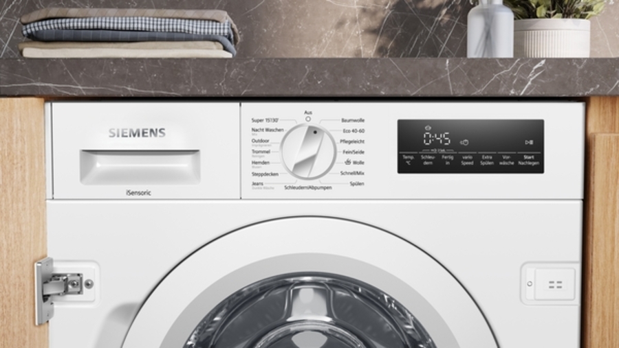 Siemens WI14W443 iQ700, Einbau-Waschmaschine, 8 kg, 1400 U/min 