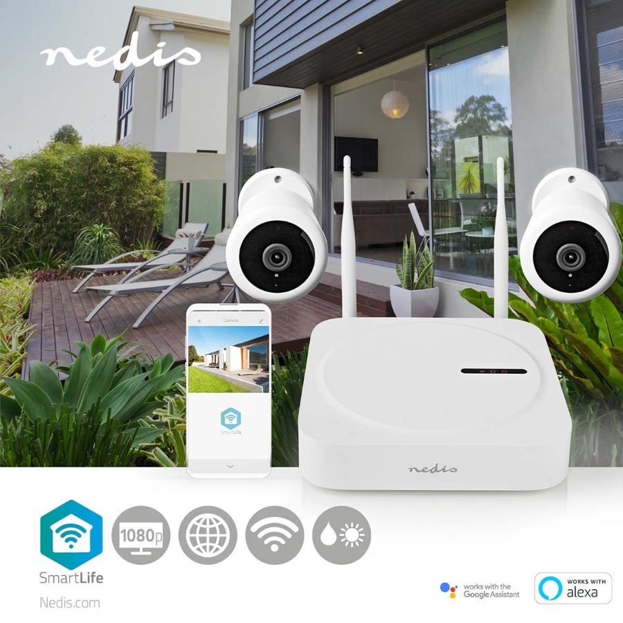 Nedis SLNVR201CWT Nedis SmartLife Drahtloses Kamerasystem