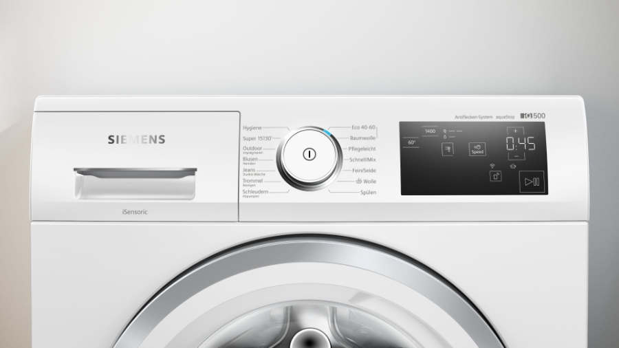 Siemens WM14UR92 iQ500, Waschmaschine, Frontlader, 9 kg, 1400 U/min. 