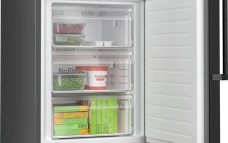 Bosch KGN39VXBT Kühl-/Gefrierkombination Stand Edelstahl-Schwarz