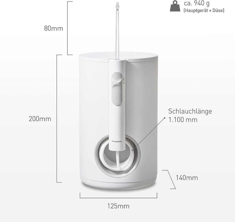 Panasonic EW1611 Munddusche Ultra Sonic Stream  elektrisch, Zahnzwischenraumreinigung, stationär, 