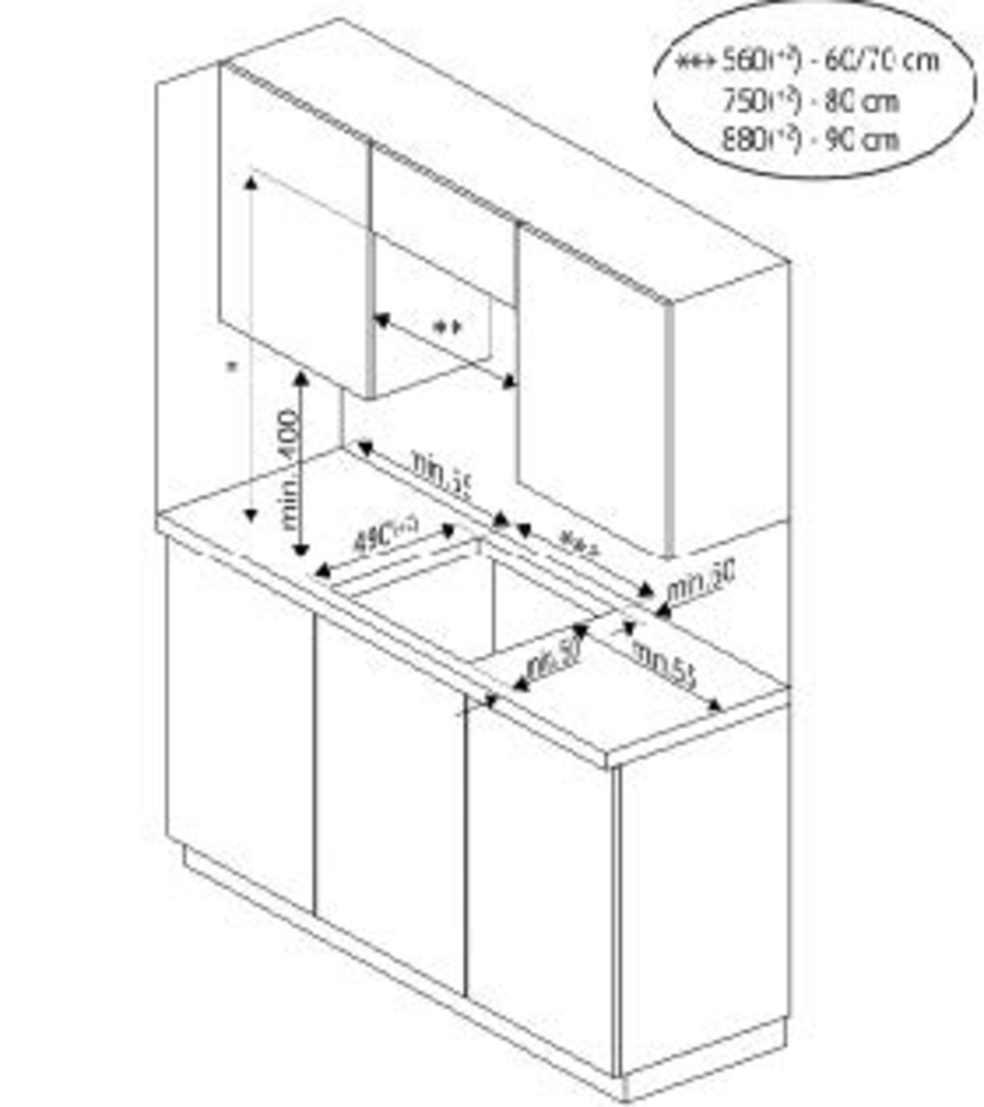 Elektrabregenz HEPMI64090XR Multifunktionsherdset mit 9 Kochfunktionen Pyrolyse mit Induktionskochfeld