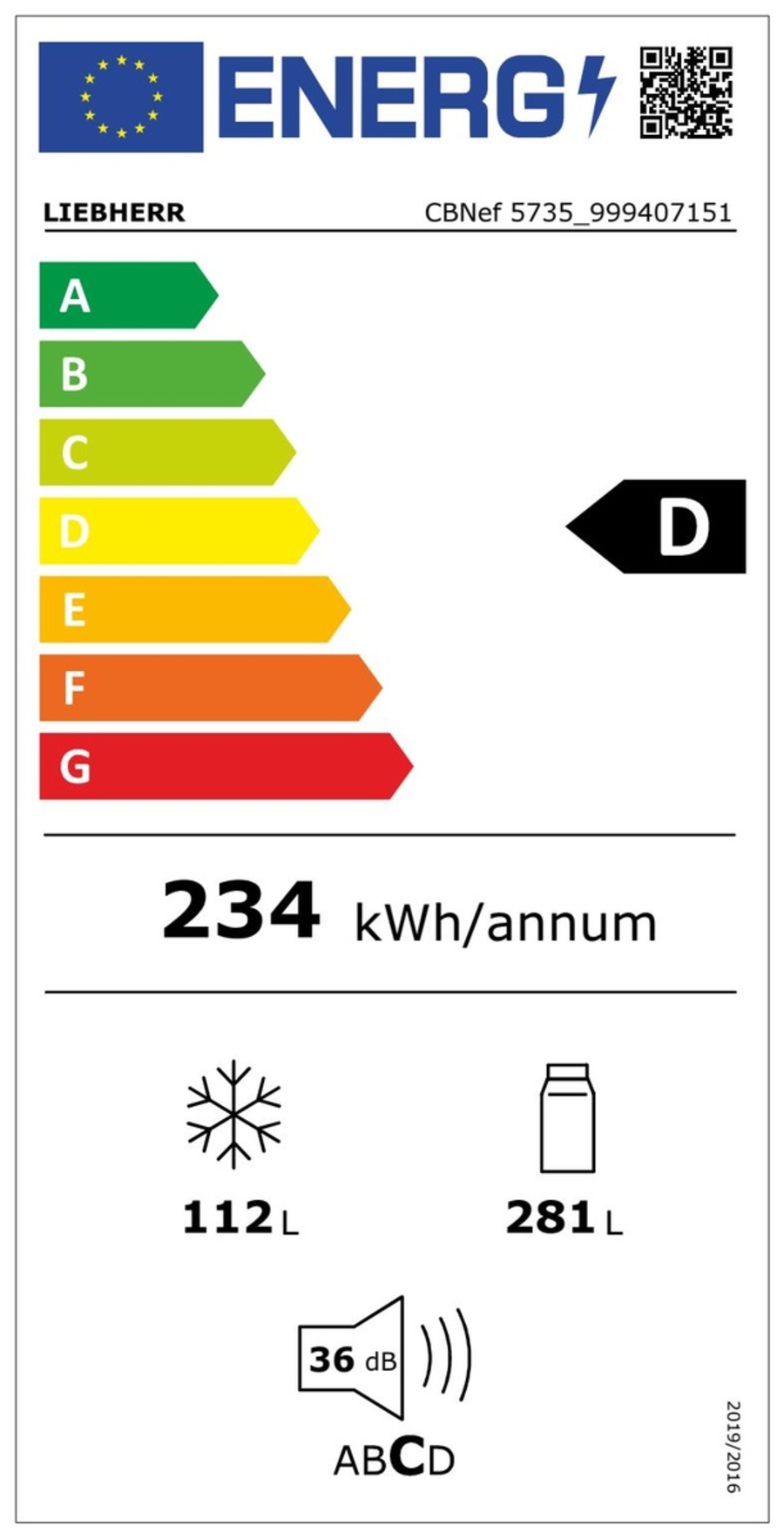 Liebherr CBNef 5735 Comfort BioFresh NoFrost  Kühl-Gefrierkombination mit BioFresh und NoFrost