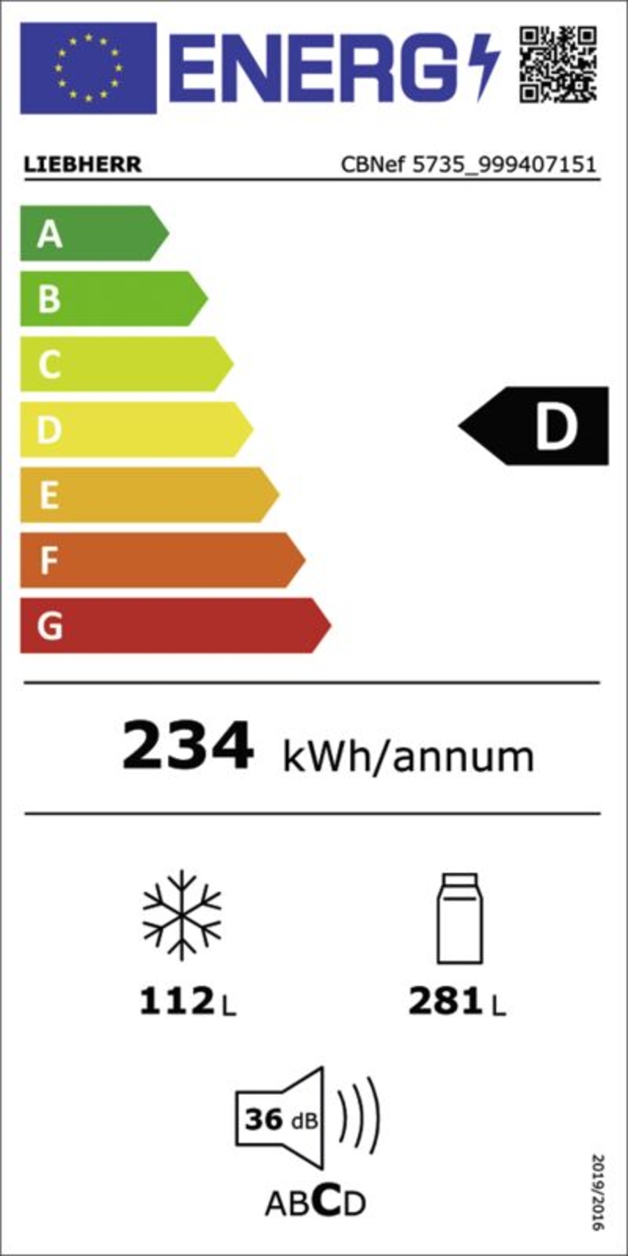 Liebherr CBNef 5735 Comfort BioFresh NoFrost  Kühl-Gefrierkombination mit BioFresh und NoFrost