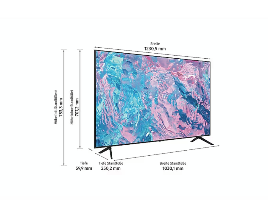 Samsung UE55CU7170 55"(139 cm) Crystal UHD Fernseher SmartTV ,4K 