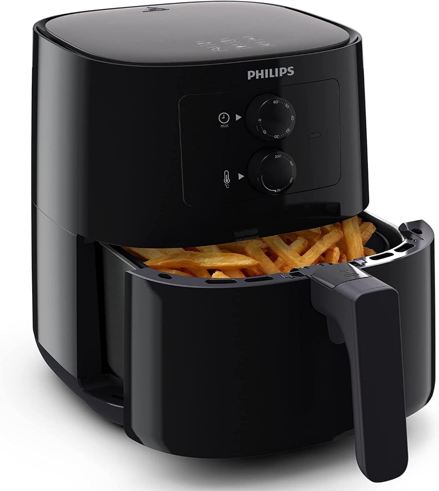 Philips HD9200/90 Airfryer L Essential Compact  Heißluftfritteuse 1400 Watt Schwarz