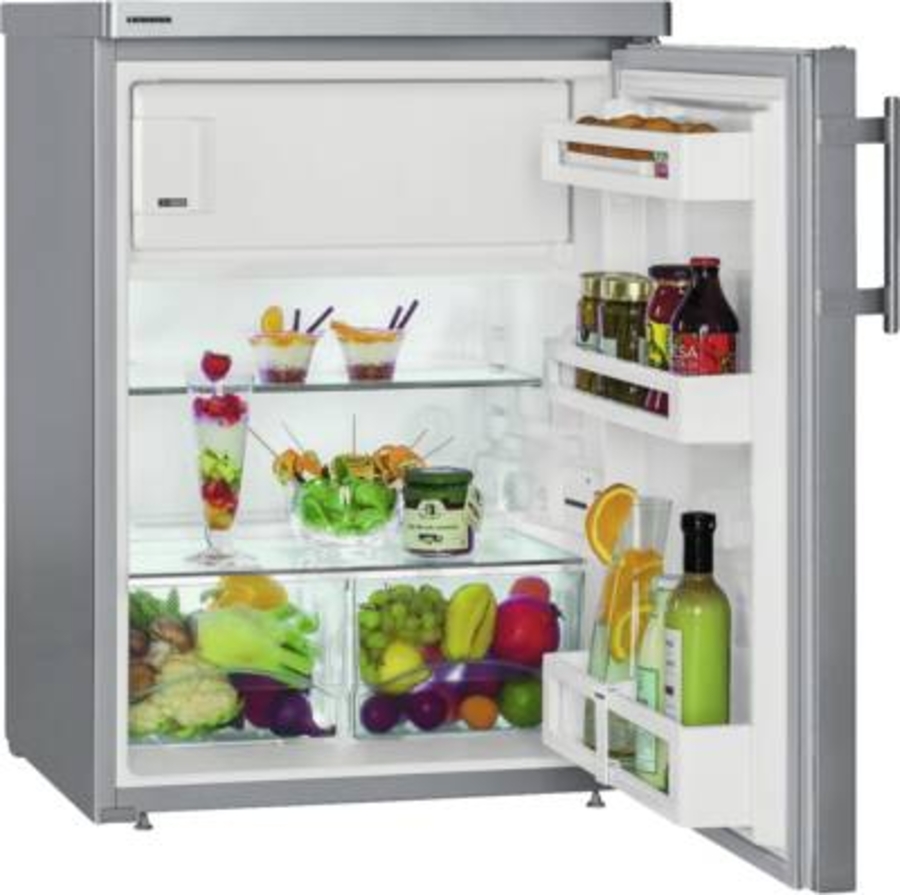 Liebherr TPesf 1714 Comfort Tischkühlschrank mit Gefrierfach Edelstahl-Silber