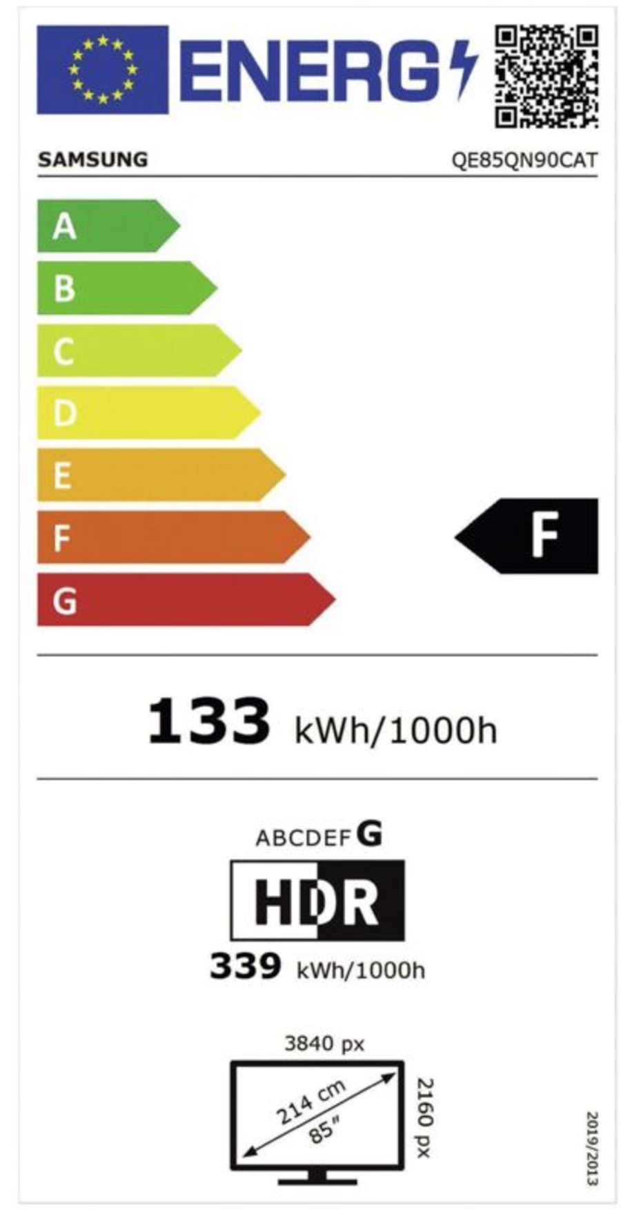 Samsung QE85QN90C 85" Neo QLED 4K SmartTV Fernseher 