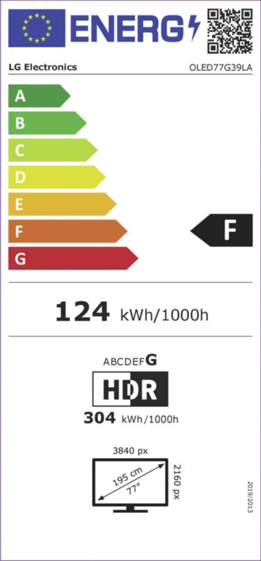 LG OLED77G39LA 4K OLED evo Gallery Design Smart TV 77" (195cm) Fernseher