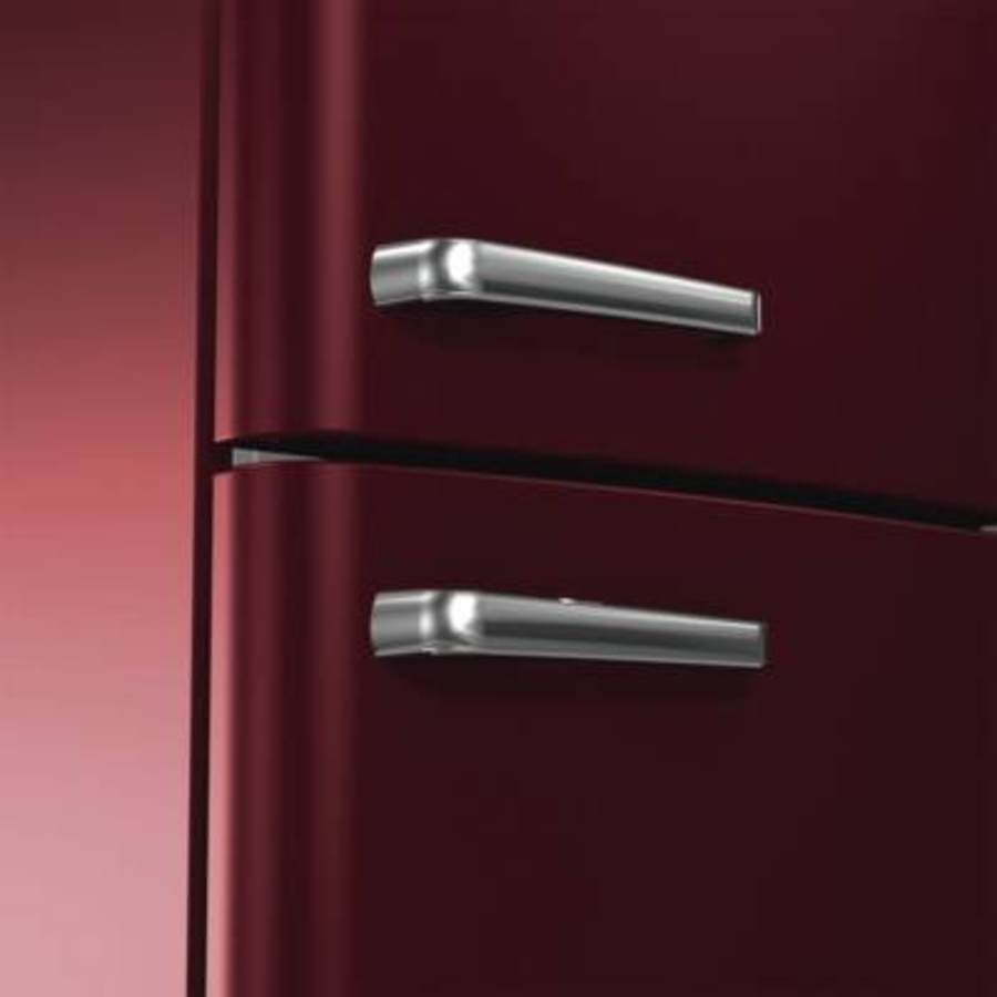 Gorenje ONRK619DR Kühl-Gefrierkombination Stand retro rot NoFrost ( BxHxT) :600x1940x661mm 