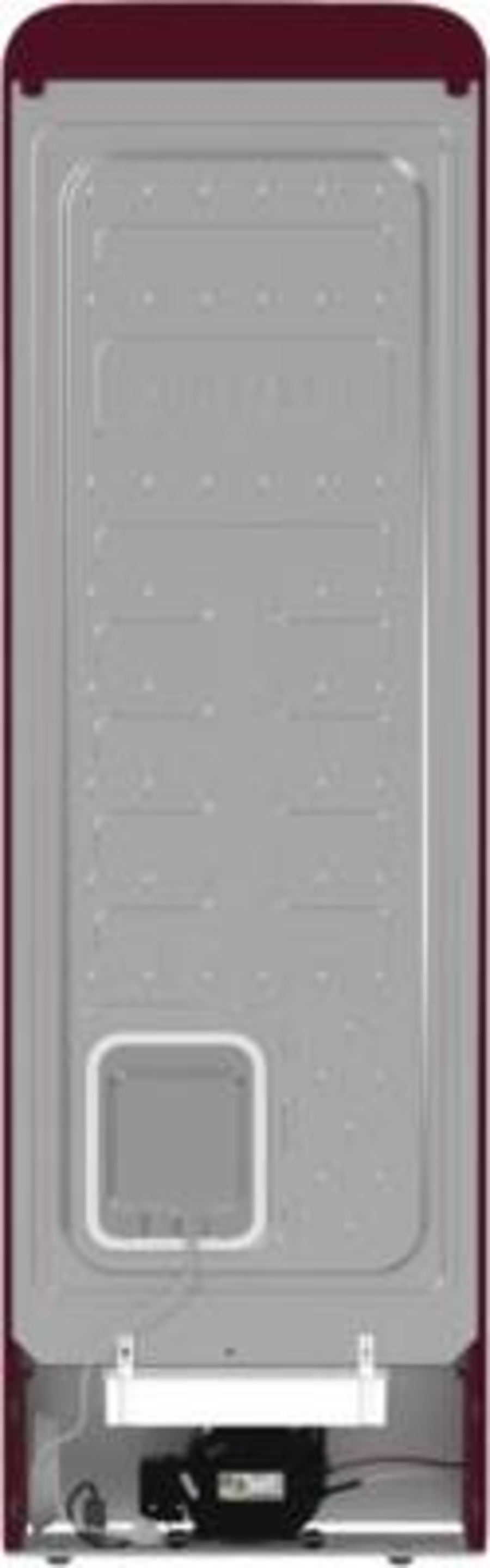 Gorenje ONRK619DR Kühl-Gefrierkombination Stand retro rot NoFrost ( BxHxT) :600x1940x661mm 