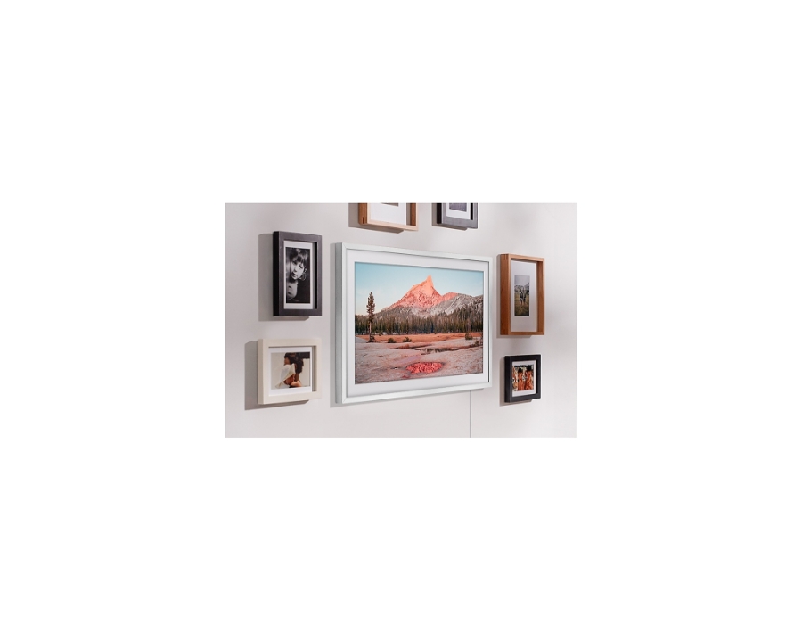 Samsung QE32LS03CBUXXN Frame (2023)  32" (80 cm) FullHD  Fernseher HDR QLED-TV inkl. One Connect Box Mini, No Gap-Wallmount