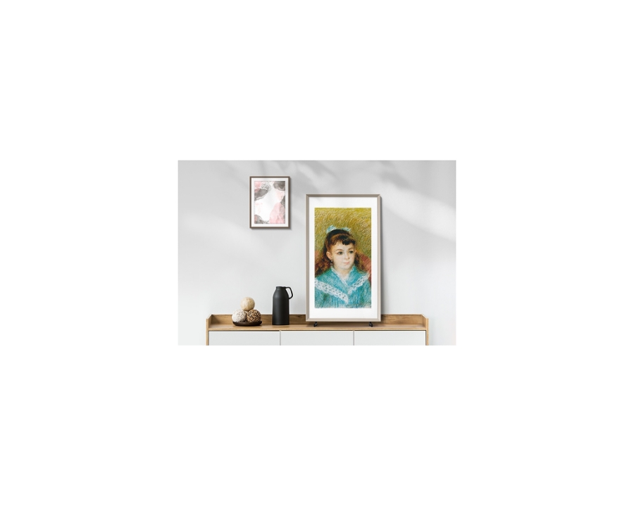 Samsung QE32LS03CBUXXN Frame (2023)  32" (80 cm) FullHD  Fernseher HDR QLED-TV inkl. One Connect Box Mini, No Gap-Wallmount