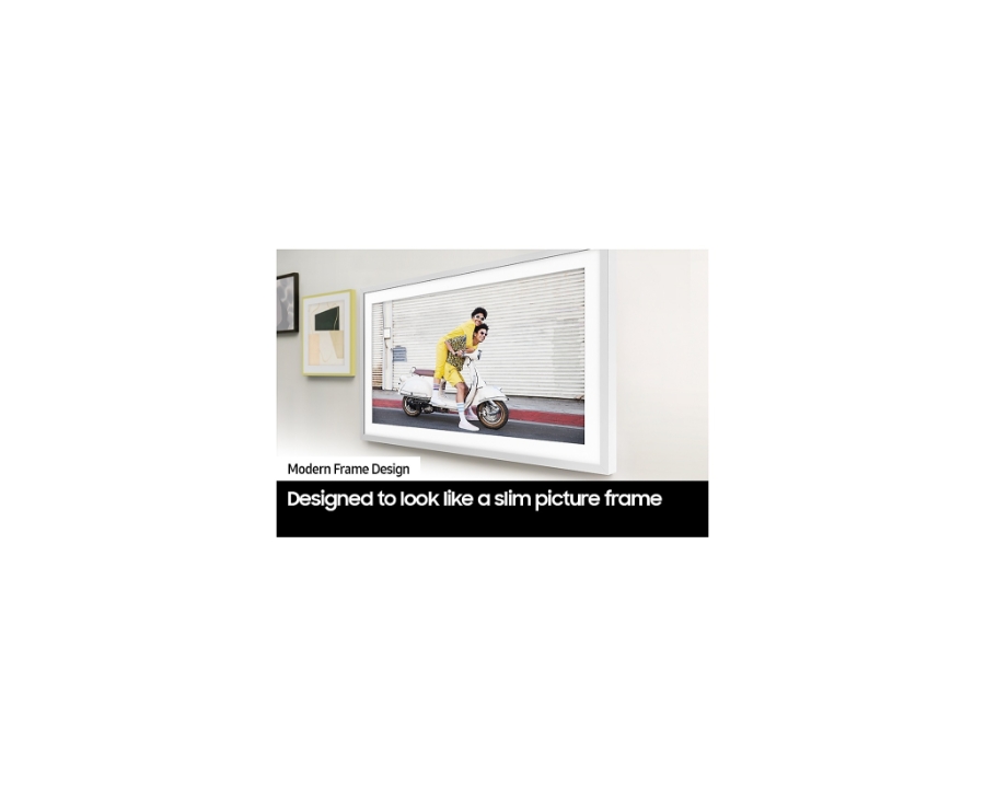 Samsung QE32LS03CBUXXN Frame (2023)  32" (80 cm) FullHD  Fernseher HDR QLED-TV inkl. One Connect Box Mini, No Gap-Wallmount