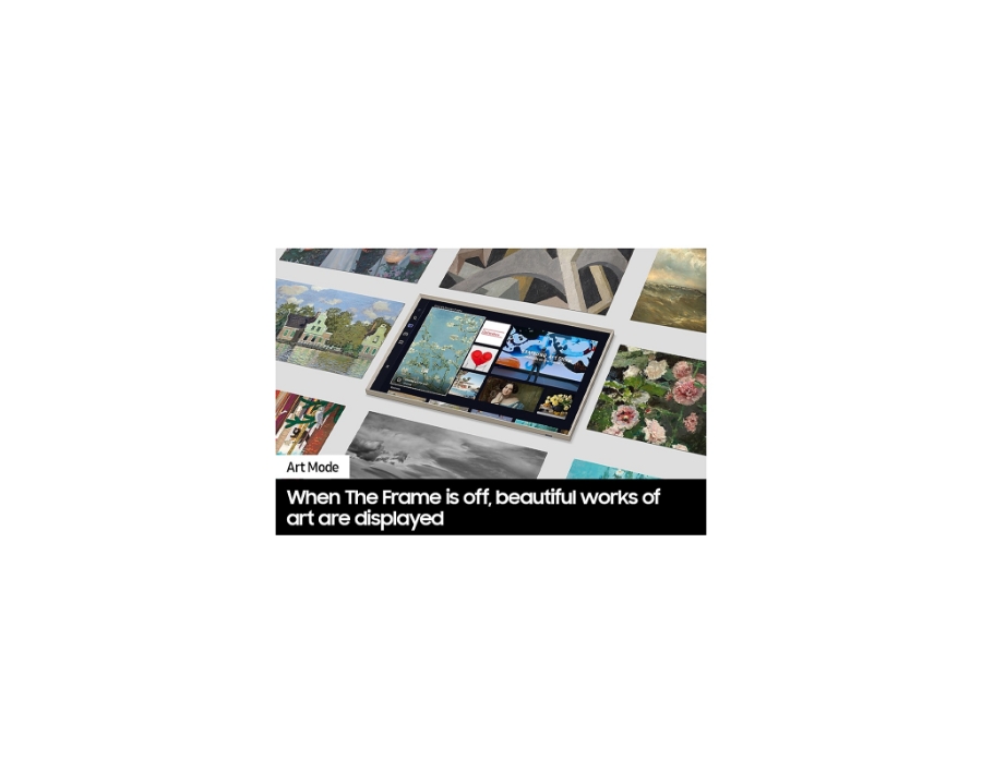 Samsung QE32LS03CBUXXN Frame (2023)  32" (80 cm) FullHD  Fernseher HDR QLED-TV inkl. One Connect Box Mini, No Gap-Wallmount