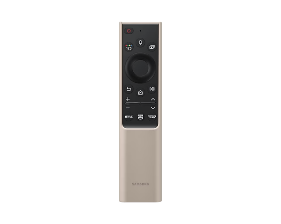 Samsung VG-TM2180ES/XC Solarfernbedienung (BT) in schwarz  mit Hülle in Farbe Sand Beige für rutschfesten Griff